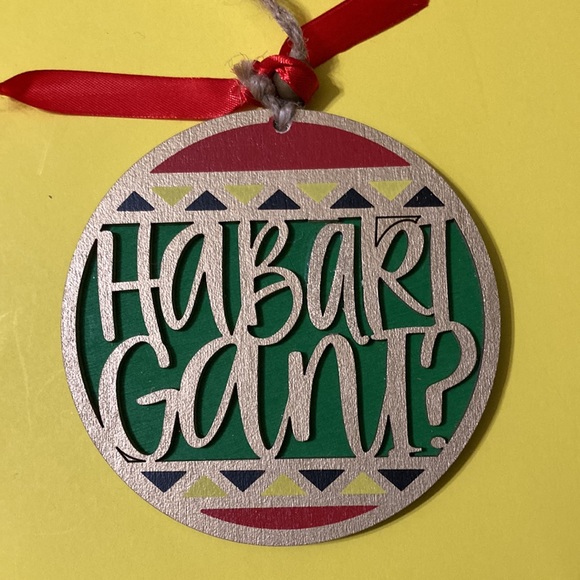 Set of 4 KWANZAA Ornaments - Picture 3 of 7